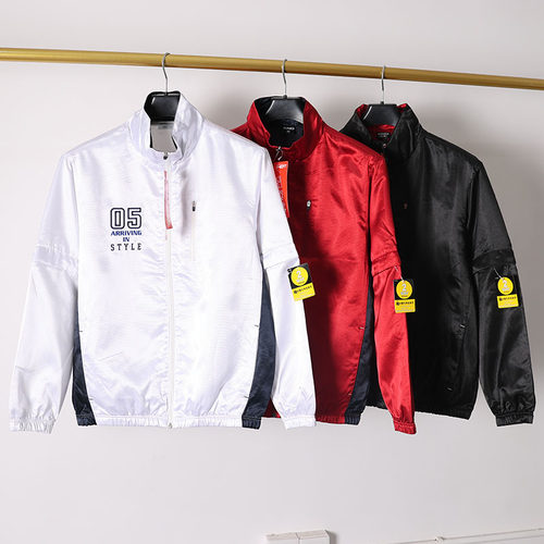 春秋可拆袖防风高尔夫球服外套