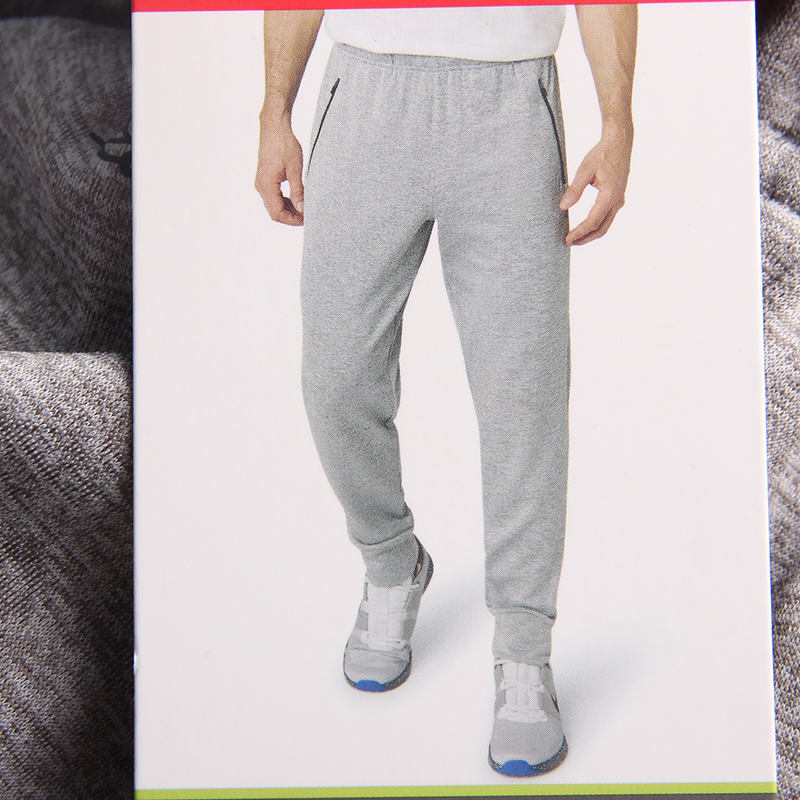 宽松休闲运动束脚针织卫裤