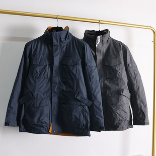 秋冬户外冲锋衣男加厚三合一压胶两件套可拆卸多口袋防水保暖