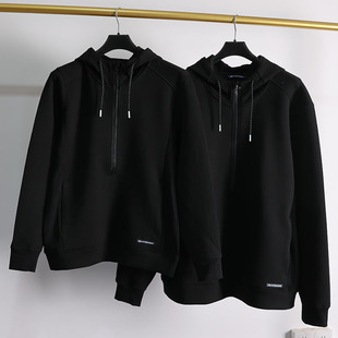 户外连帽高尔夫卫衣男 宽松套头简约百搭休闲运动上衣黑色b102