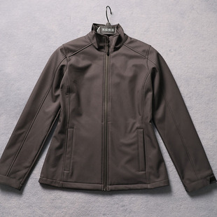 脚拉链开口多口袋机能软壳裤 户外加绒保暖冲锋衣裤 女防风防水裤