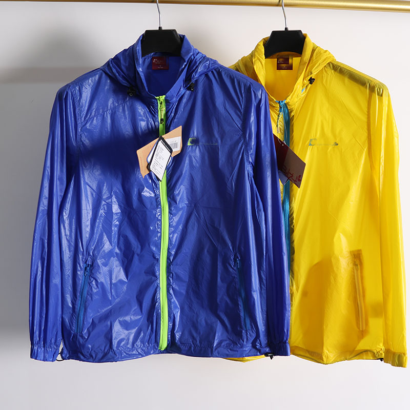 户外轻量薄款皮肤衣男 面料防蚊虫设计连帽防晒运动外套H11