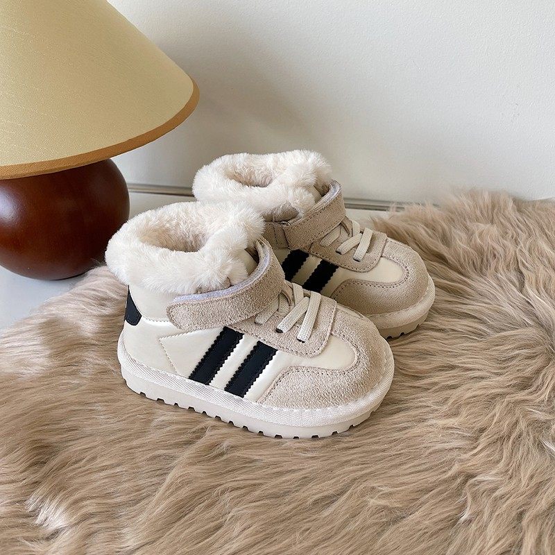 保暖婴幼儿宝宝加绒加厚学步鞋