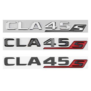 适用奔驰车标CLA35 CLA45S CLA200 CLA260 4MATIC AMG改装后字标