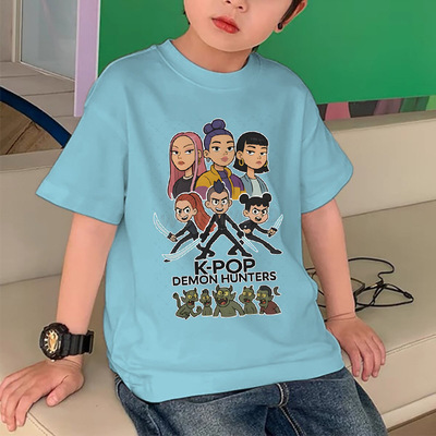 KPop猎魔女团儿童T恤0