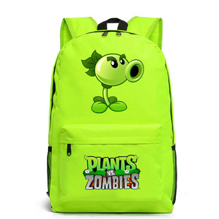 Plants Zombies游戏书包多功能大容量休闲潮流学生背包 vs.