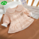 宝宝棉袄上衣加厚外出服超好看小月龄洋气女童保暖防风婴幼儿棉衣