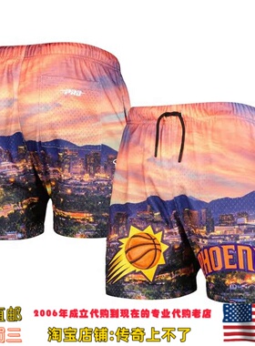 美国代购 菲尼克斯太阳队 Pro Standard Cityscape 运动球裤