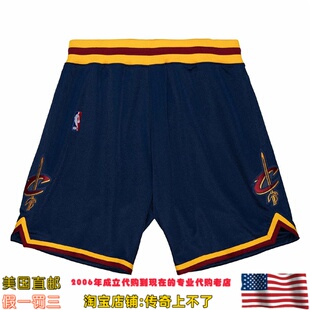 美国代购 骑士队 mitchell ness 11-12赛季Authentic球员版运动裤