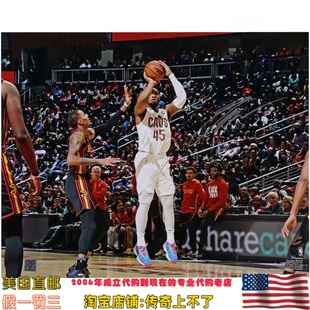 美国代购 骑士队 米切尔 亲笔签名 亲签海报照片 Fanatics认证