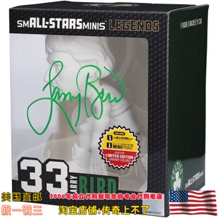 美国代购 凯尔特人队 伯德 亲笔签名 玩偶球星雕像 Fanatics认证