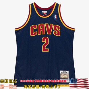 美国代购 骑士队 mitchellness Authentic球员版12赛季球衣-欧文