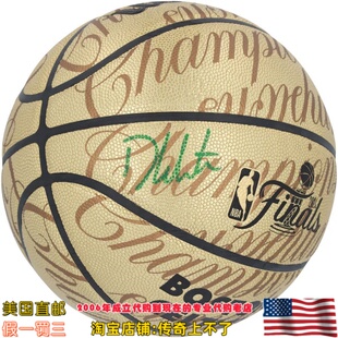 美国代购 凯尔特人队 德里克 怀特 亲笔签名 24年总决赛亲签篮球