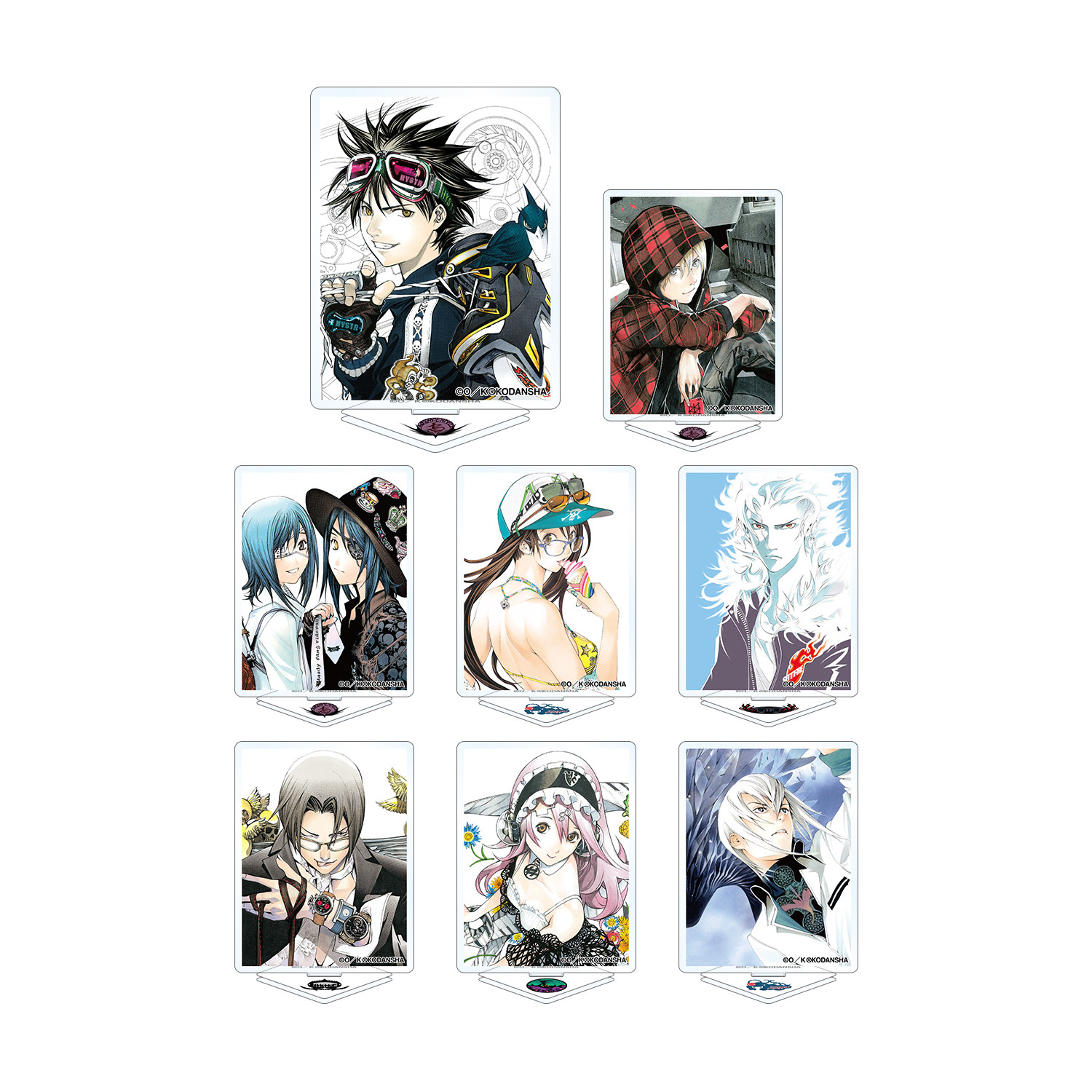 飞轮少年 周边鳄岛亚经人葛马枢林檎安良南树 立牌摆台 现货包邮