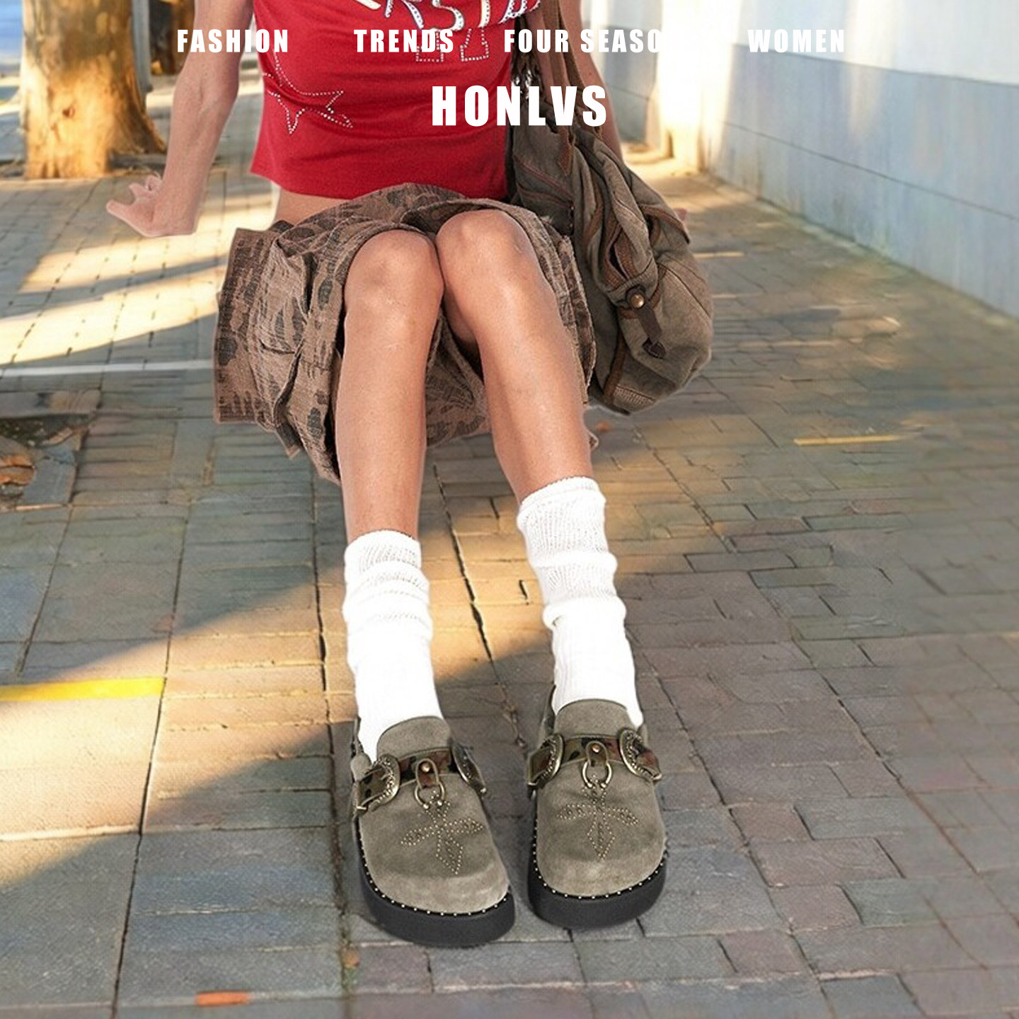 铆钉勃肯鞋女厚底2026新款夏季时尚马毛真牛皮包头拖鞋小众设计感