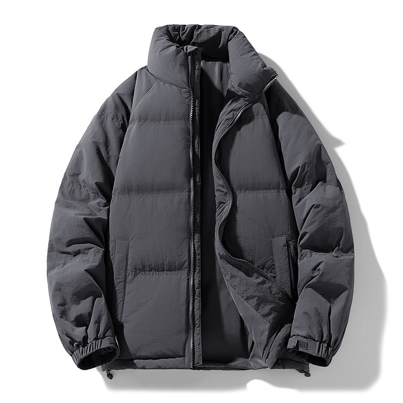 2025冬季新款羽绒服男潮流短款情侣款面包宽松90绒保暖舒适外套