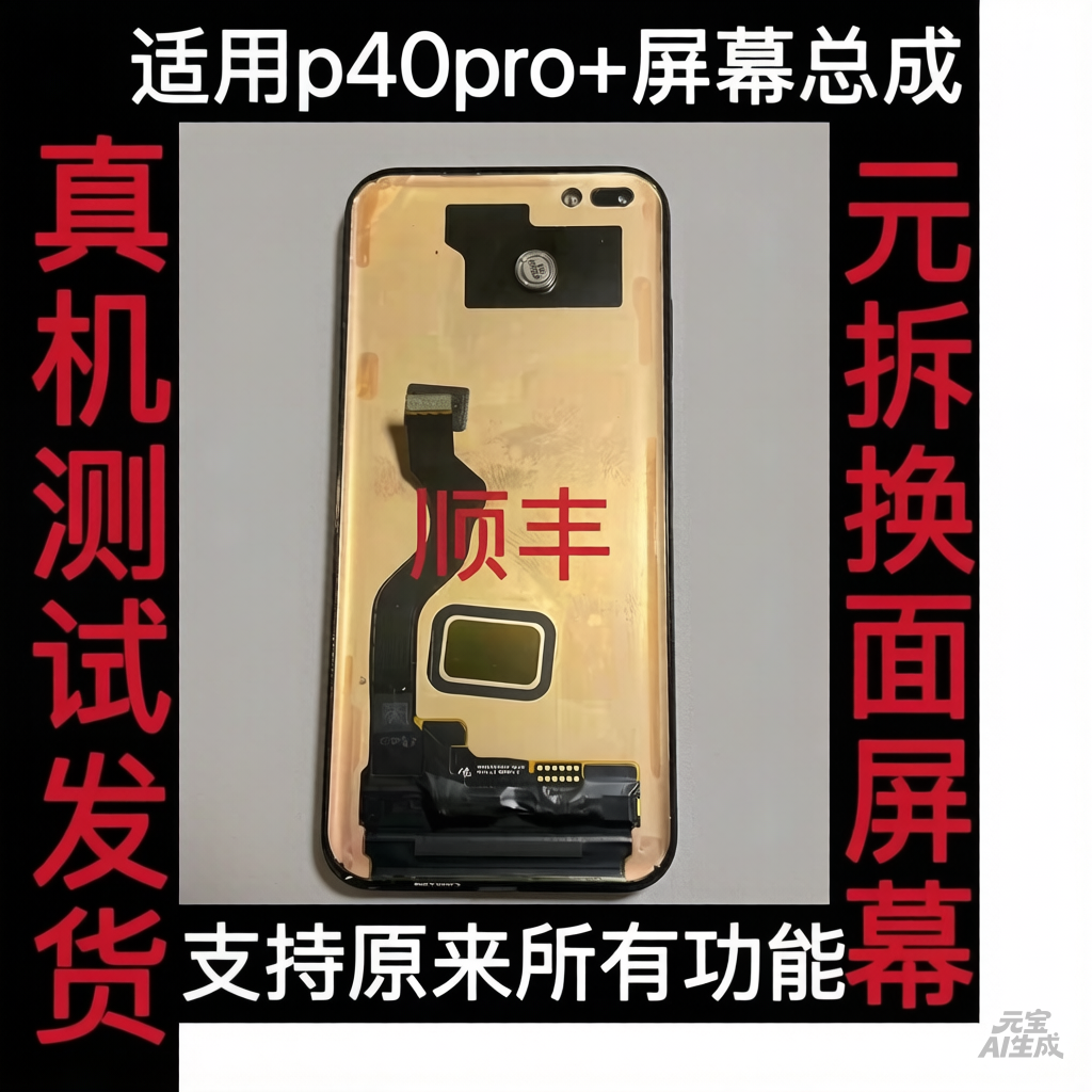 适用华为P40Pro+屏幕总成换面 P40Pro＋液晶触摸显示三星版原拆屏