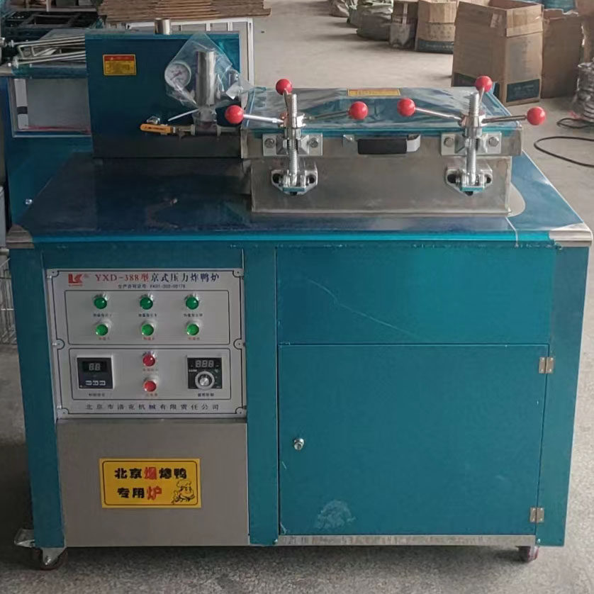 燃气煤气炸鸭炉商用 京式高压电炸鸭炉 茶油鸭机爆烤鸭炉蒸香鸭炉