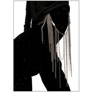 WACKYE 官方正品原创金属流苏裤链腰链装饰链