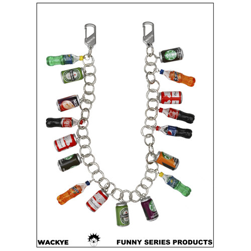 WACKYE 官方正品 美式复古可乐金属挂链个性潮流百搭裤链