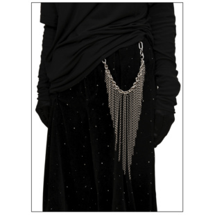 WACKYE 官方正品 独立设计时尚潮流身体链裤链男多用金属造型链