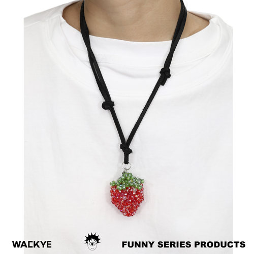 WACKYE可调节草莓项链