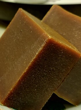 浓茶麸洗发茶枯皂屑油头男手工皂
