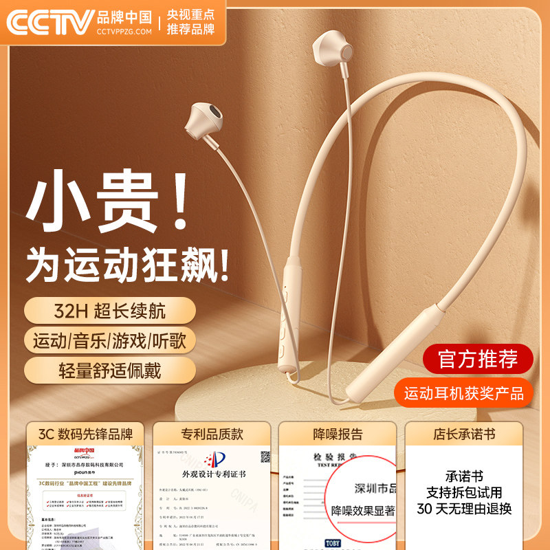 Picun品存 X5蓝牙耳机无线入耳挂脖式运动超长续航高端健身磁吸款属于什么档次？