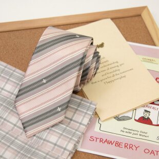 星桃学院风jk手打免手打领带领结毕业照衬衫 搭配小物 潘特维拉