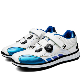 高尔夫鞋男鞋防水防滑橡胶鞋底旋转扭扣鞋带魔术贴透气防臭鞋P619