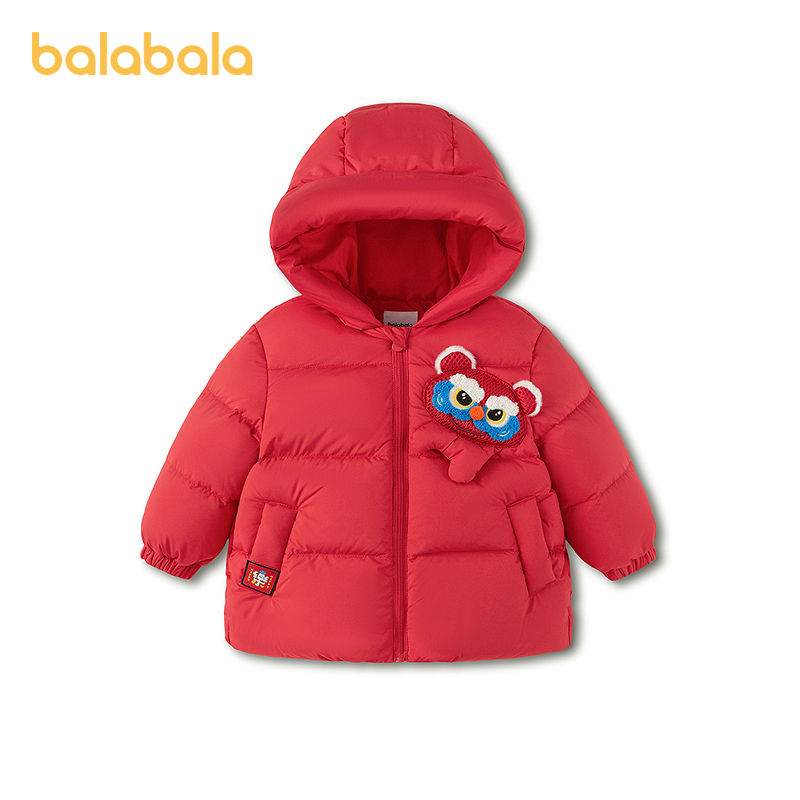 巴拉巴拉balaOne羽绒服拜年服萌