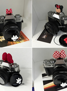 蝴蝶结热靴盖防丢绳适用R50 200D富士XS20XM5XT30XT4XT5索尼ZVE10