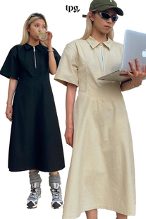 TPG雙生 onepiece收腰廓形连衣裙两色