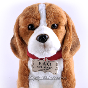 正版ToysRus玩具反斗城FAO阿尔卑斯山搜救犬小狗仿真动物毛绒公仔