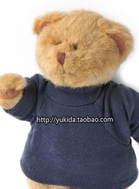 正版美国Russ可爱关节泰迪熊Teddy bear毛绒布艺类玩具公仔4款入