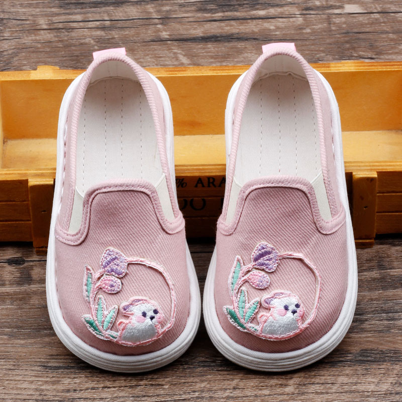 布蕊千层底儿童手工布鞋汉服鞋