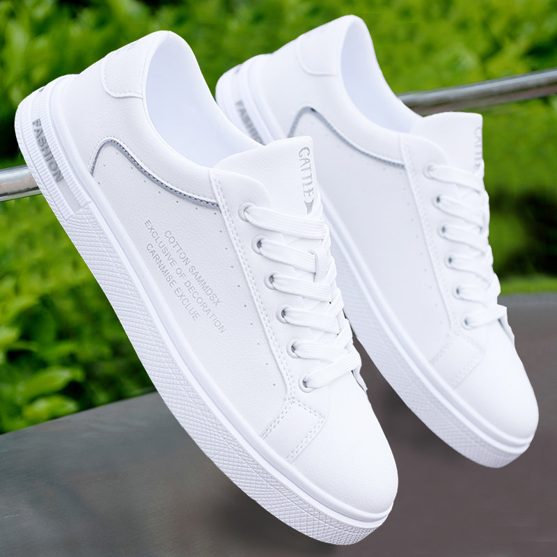 爆款品牌联名鞋子男2025春季新款男士平底板鞋男款休闲运动小白鞋