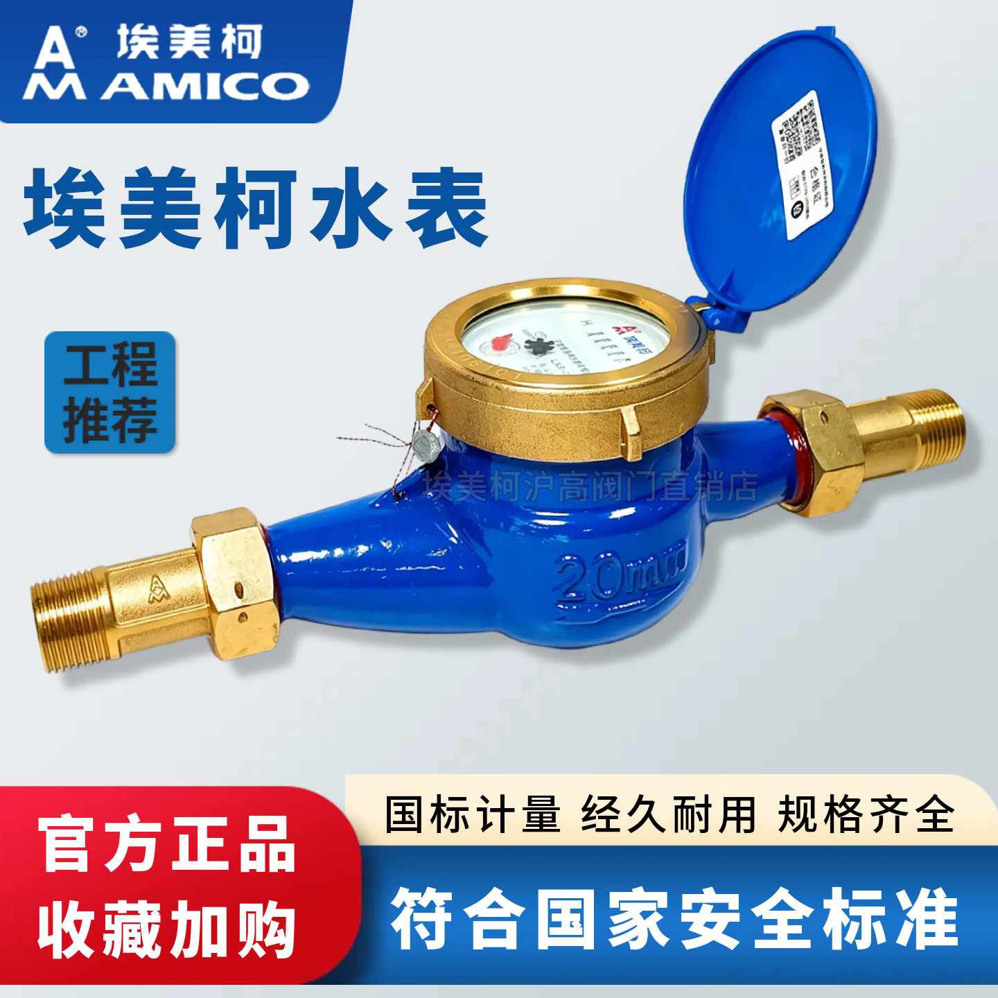 宁波埃美柯水表099LXS家用自来水图片