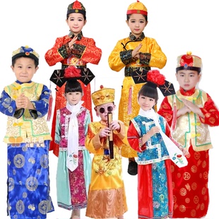 儿童古装清朝格格服装女童格格公主贵妃宫廷太子影楼摄影演出服装