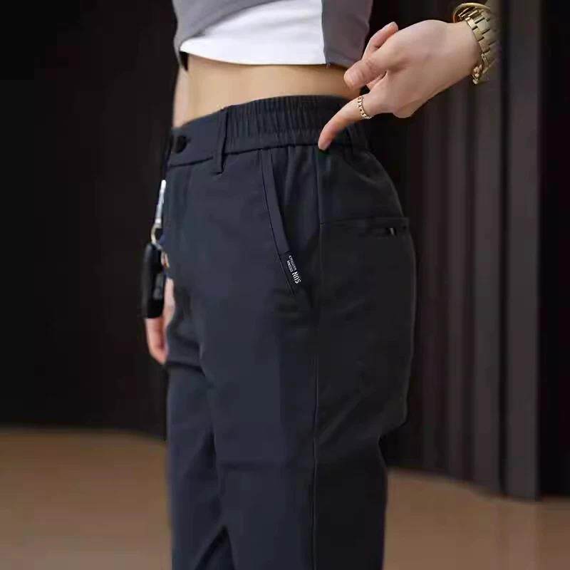 休闲裤男士2026夏季薄款修身直筒男裤子透气商务西裤长裤男款春装