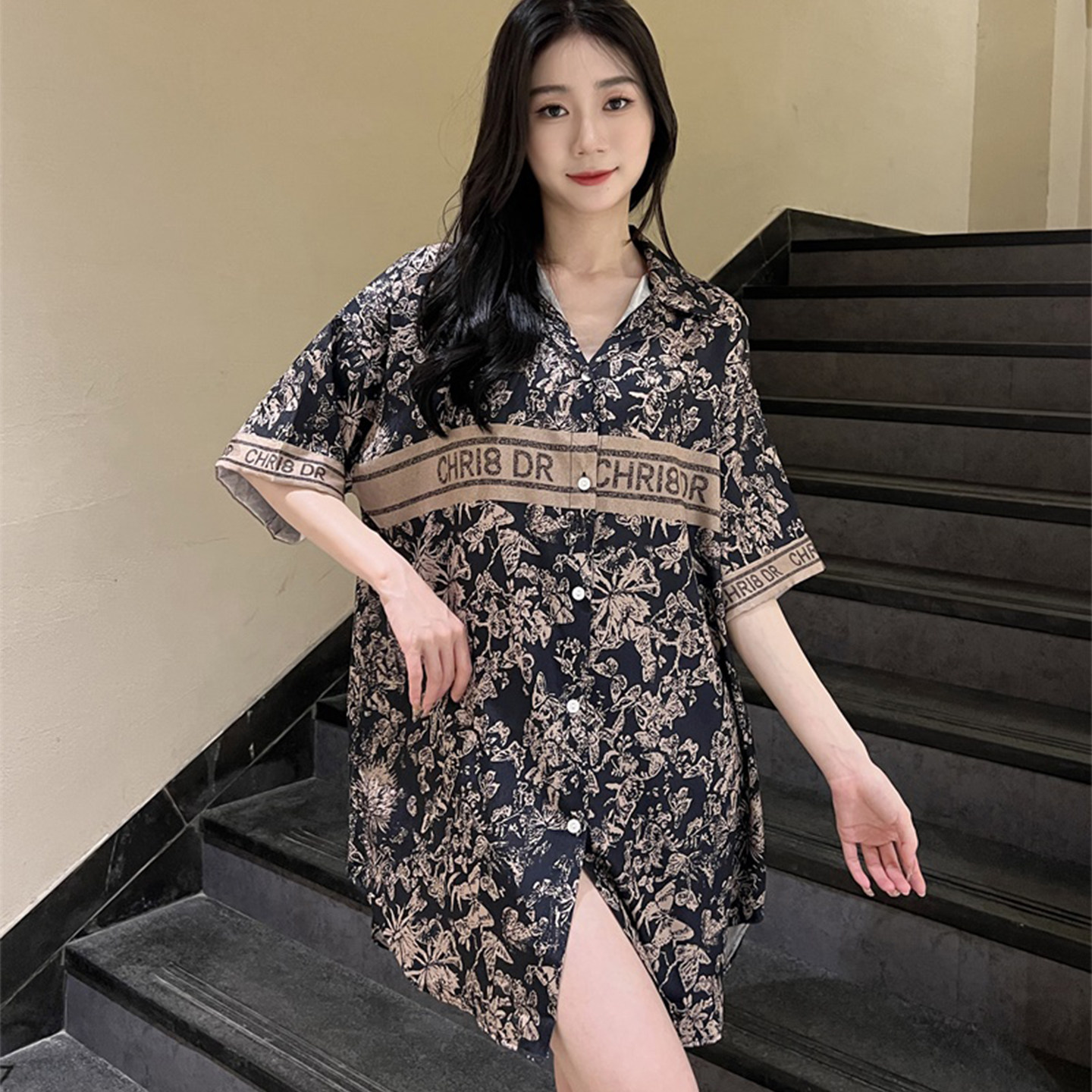 高级感凉感冰丝睡裙女士2026夏季新款轻奢风水墨画家居服睡衣套装,女士内衣/男士内衣/家居服,睡裙,淘宝优惠券,粉丝福利购,淘宝优惠卷