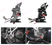 Ducati 改装 848 适用于杜卡迪 EVO 新款 CNC升高脚踏 脚套总成