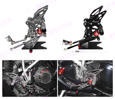 适用于杜卡迪848改装升高脚踏