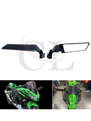 适用于川崎 ZX4R/ZX4RR/ZX25R 改装二代镜面加宽定风翼后视镜