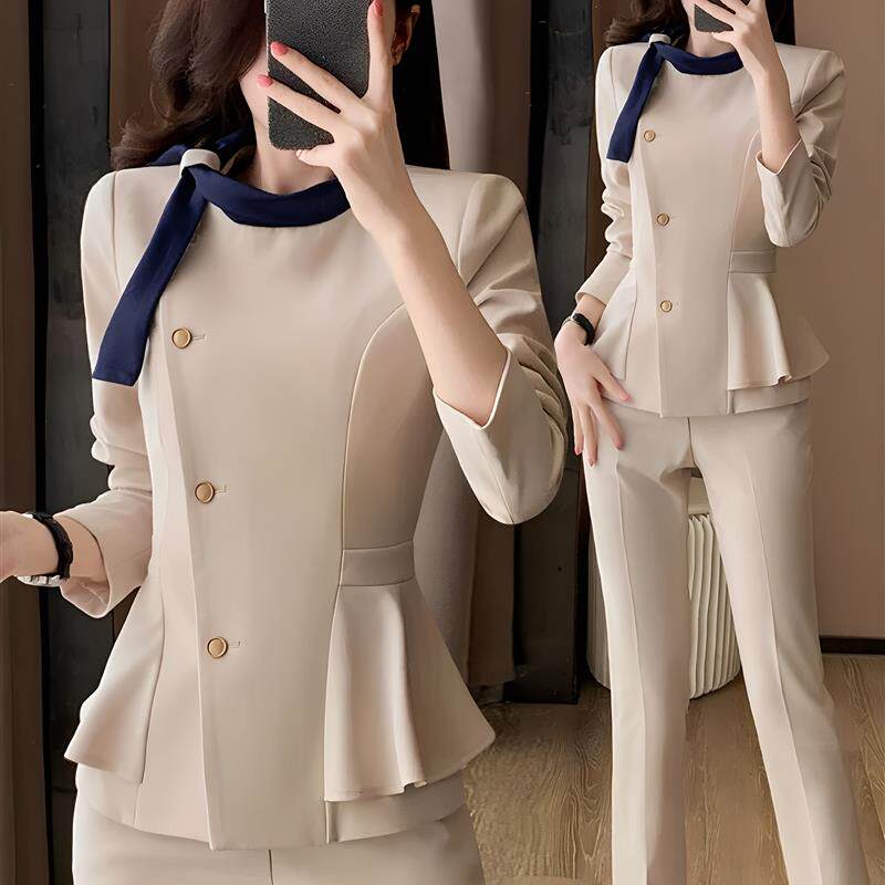 美容师工作服女士职业装套装珠宝店医疗美容前台酒店服务员俱乐部