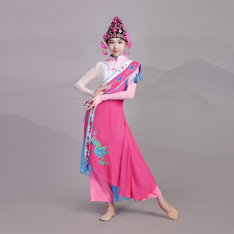 戏曲演出服儿赤AFA童花豫剧剧服装俏花京旦小旦粉墨梨园戏服伶舞