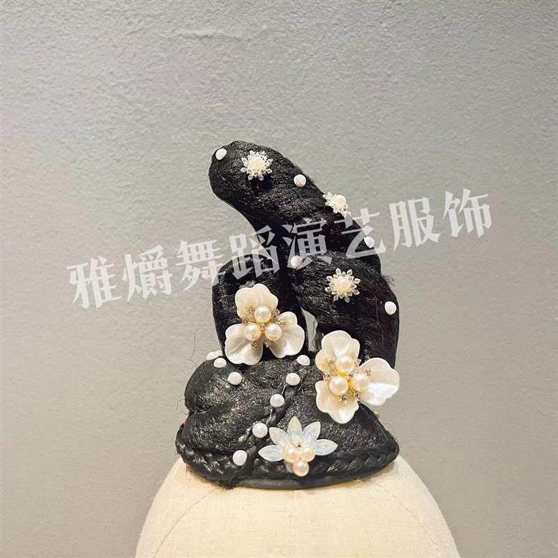 古典舞成人儿童演出头饰民族汉服头饰飞天舞蹈发饰古风假发道具,运动/瑜伽/健身/球迷用品,古典舞配饰,淘宝优惠券,粉丝福利购,淘宝优惠卷