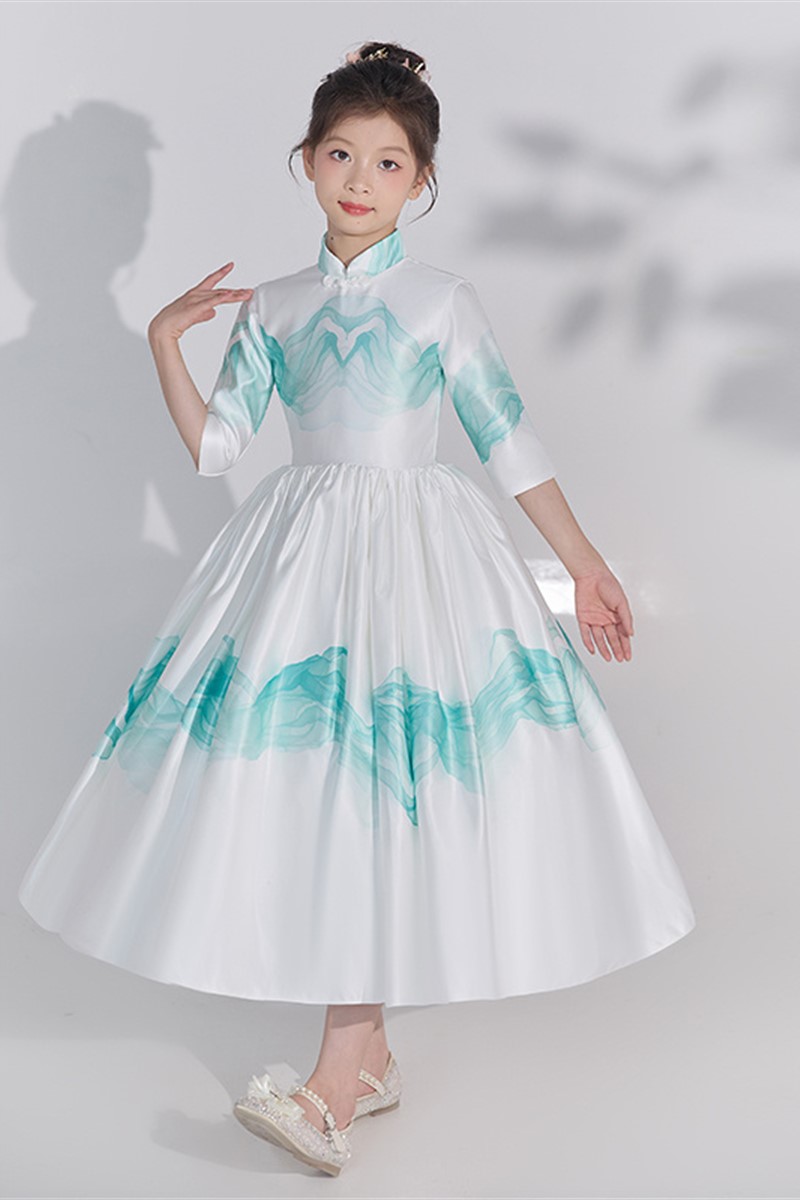 原创新款儿童合唱演出服中国风中小学生诗歌朗诵表演服舞台大合唱