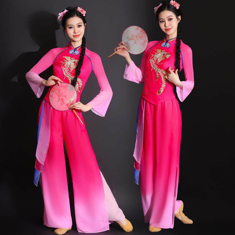 2026新款喜庆秧歌舞蹈服装广场舞服装扇子舞胶州秧歌迎亲舞接新娘