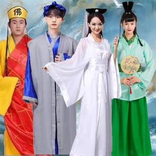 反串戏服许仙服装白素贞古装演出服白蛇传新白娘子传奇表演